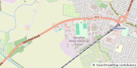 Map of Skegness, Lincolnshire
