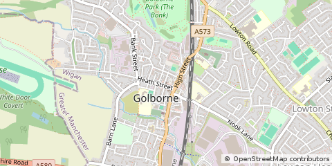 Map of Warrington