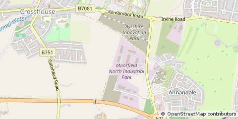 Map of Kilmarnock