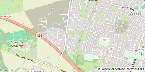 Map of Newcastle Upon Tyne, Tyne & Wear