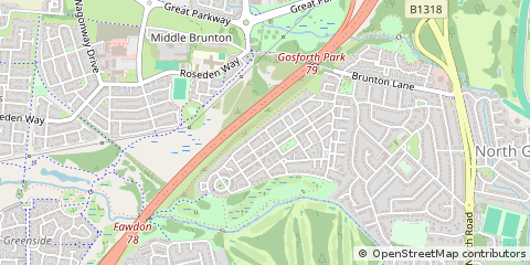 Map of Newcastle Upon Tyne