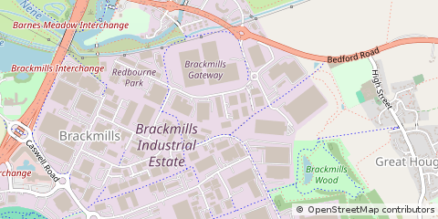 Map of Northampton