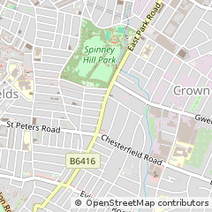 Map of Leicester