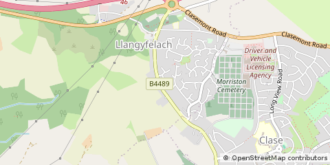 Map of Swansea