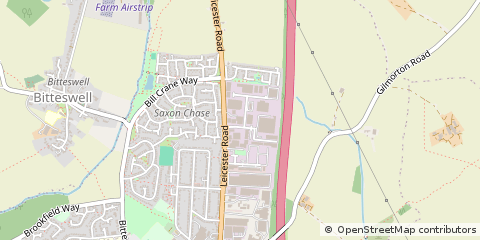 Map of Leicester