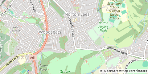 Map of Sheffield