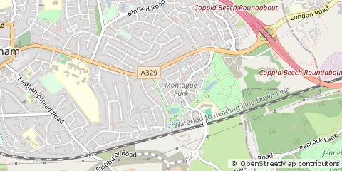 Map of Wokingham