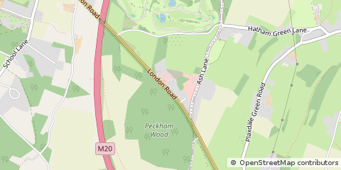 Map of Wrotham Heath, Kent
