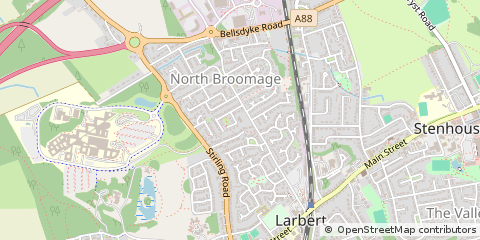 Map of Larbert