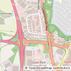 Map of Leicester, Leicestershire