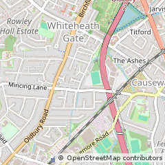 Map of Rowley Regis