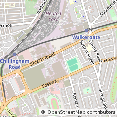 Map of Newcastle