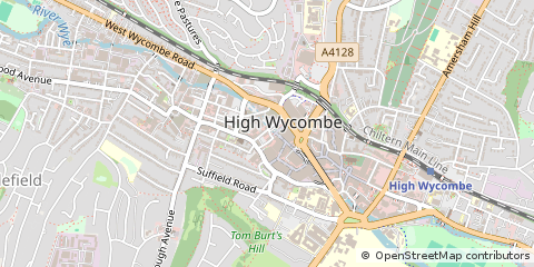 Map of High Wycombe