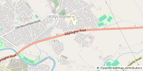Map of Omagh, Co. Tyrone