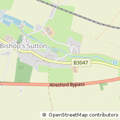 Map of Alresford, Hampshire
