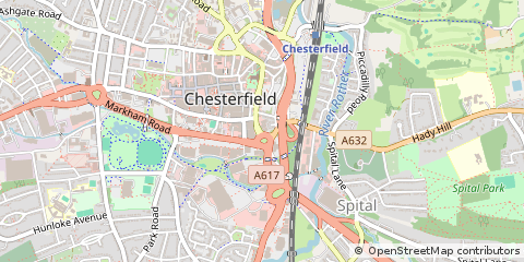 Map of Chesterfield