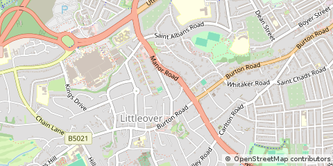 Map of Derby