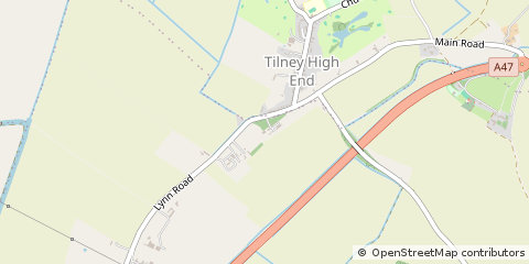 Map of King's Lynn, Norfolk