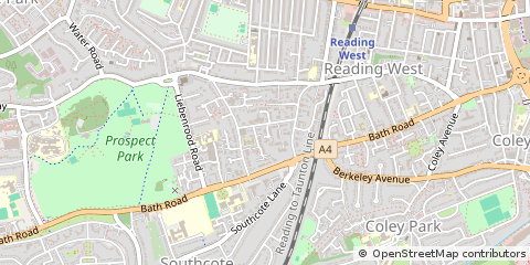 Map of Reading