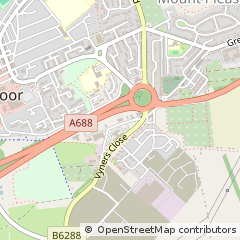 Map of Spennymoor, CO. Durham