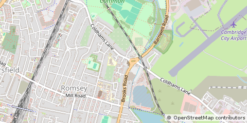 Map of Cambridge, Suffolk
