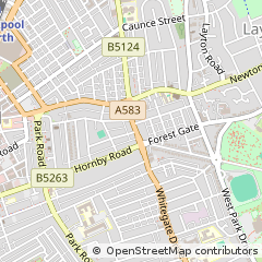 Map of Blackpool