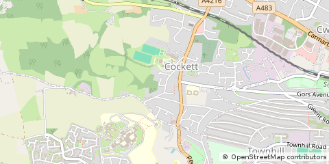 Map of Swansea
