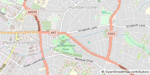 Map of Leicester