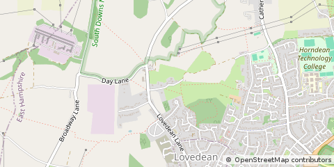 Map of Waterlooville