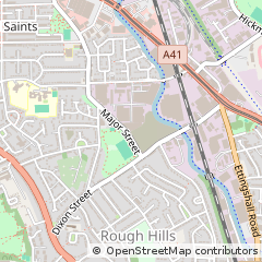 Map of Wolverhampton, West Midlands