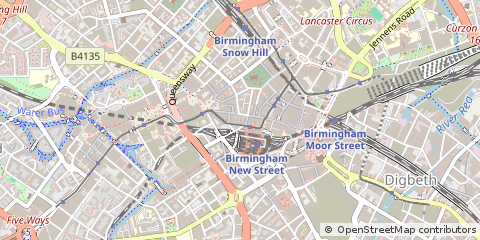 Map of Birmingham