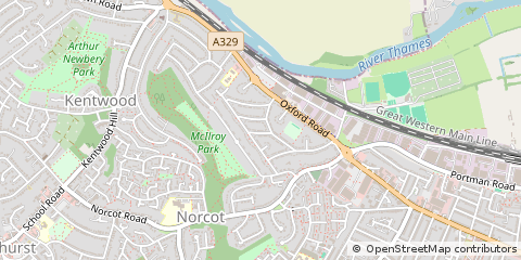 Map of Reading