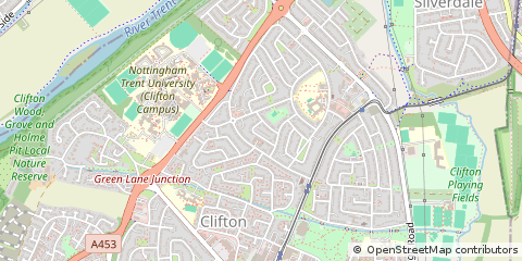 Map of Nottingham