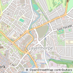 Map of York, North Yorkshire
