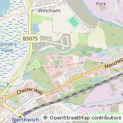 Map of Northwich, Cheshire
