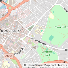 Map of Doncaster