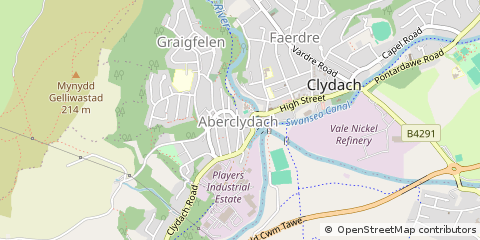 Map of Swansea