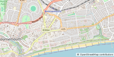 Map of Bournemouth