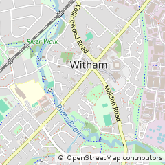 Map of Witham, Essex