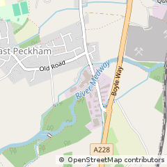 Map of Tonbridge, Kent