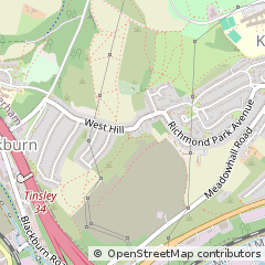 Map of Rotherham