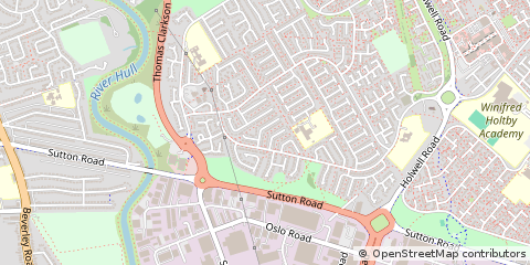 Map of Hull