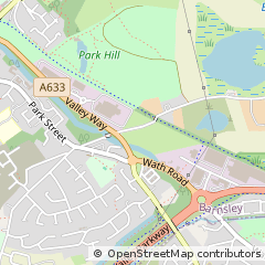 Map of Barnsley
