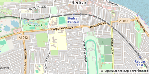 Map of Redcar