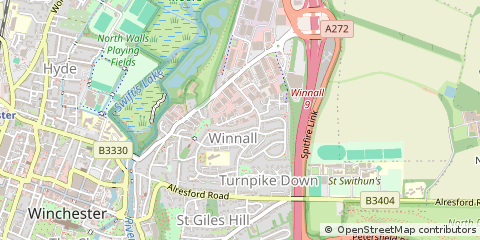 Map of Winchester