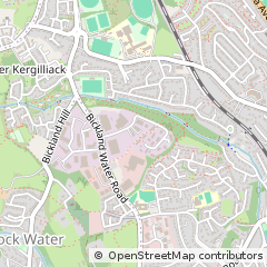 Map of Falmouth, Cornwall