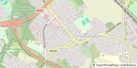 Map of Sheffield