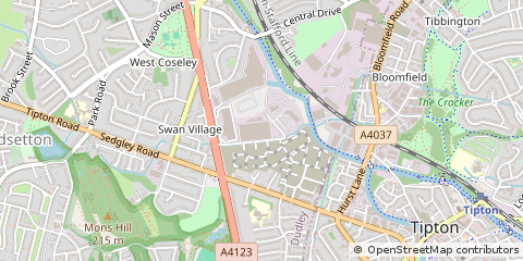 Map of Tipton