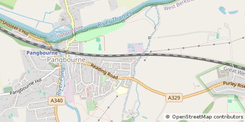 Map of Reading, Berkshire