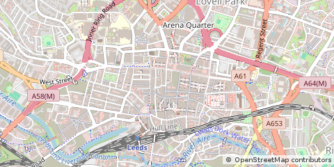 Map of Leeds